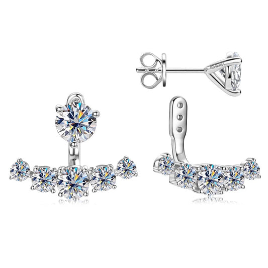 The Celestial Moissanite Earrings | Illuminate your elegance with stellar brilliance