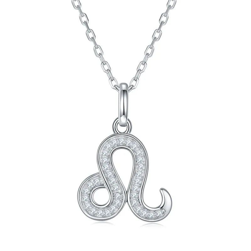Zodiac | A Sterling Silver Moissanite Necklace