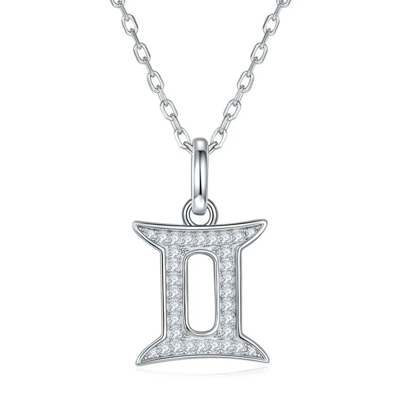 Zodiac | A Sterling Silver Moissanite Necklace