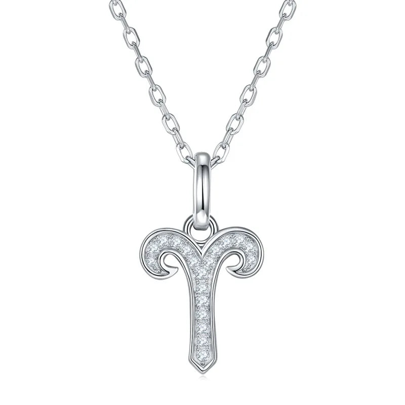 Zodiac | A Sterling Silver Moissanite Necklace