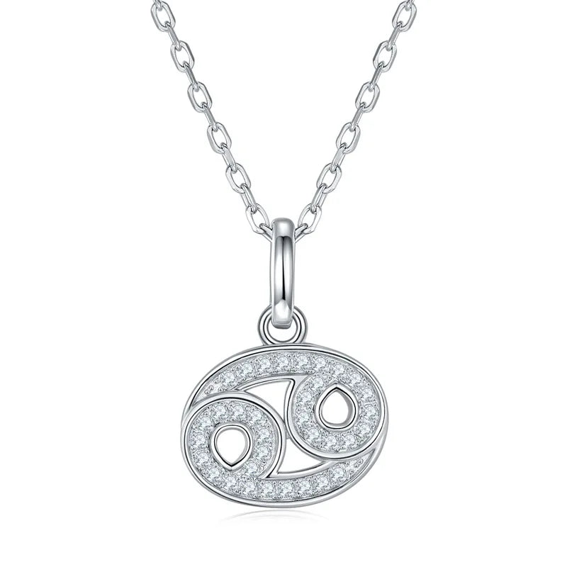 Zodiac | A Sterling Silver Moissanite Necklace