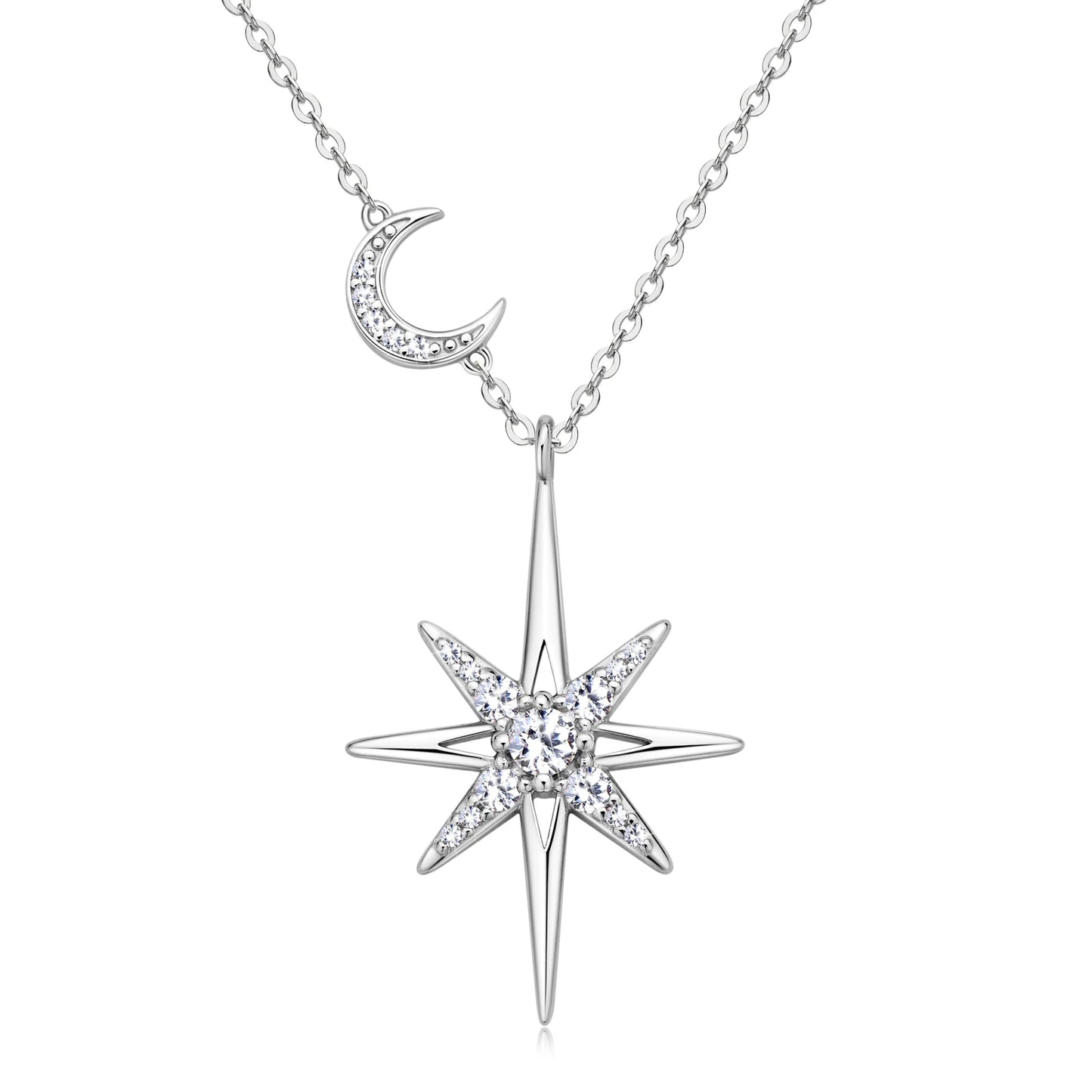 Aureliya | Star Moon Pendant Necklace