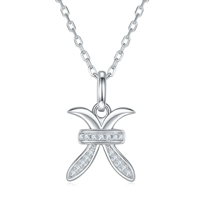 Zodiac | A Sterling Silver Moissanite Necklace
