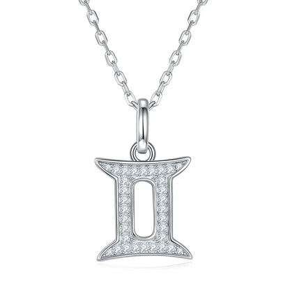 Zodiac | A Sterling Silver Moissanite Necklace