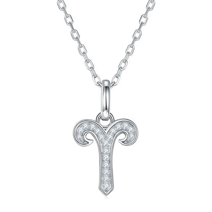 Zodiac | A Sterling Silver Moissanite Necklace