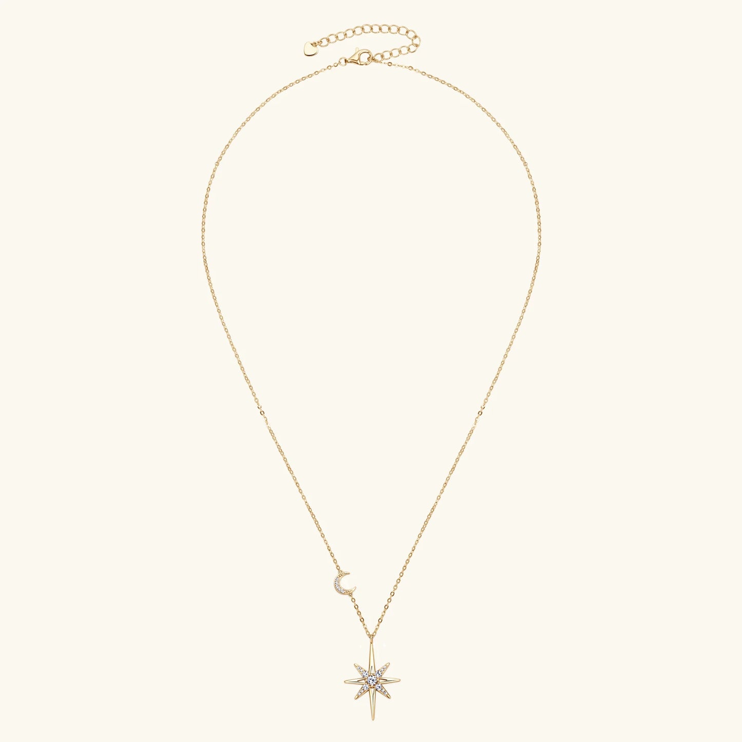 Aureliya | Star Moon Pendant Necklace
