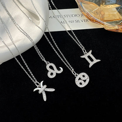 Zodiac | A Sterling Silver Moissanite Necklace