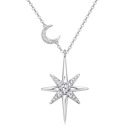 Aureliya | Star Moon Pendant Necklace