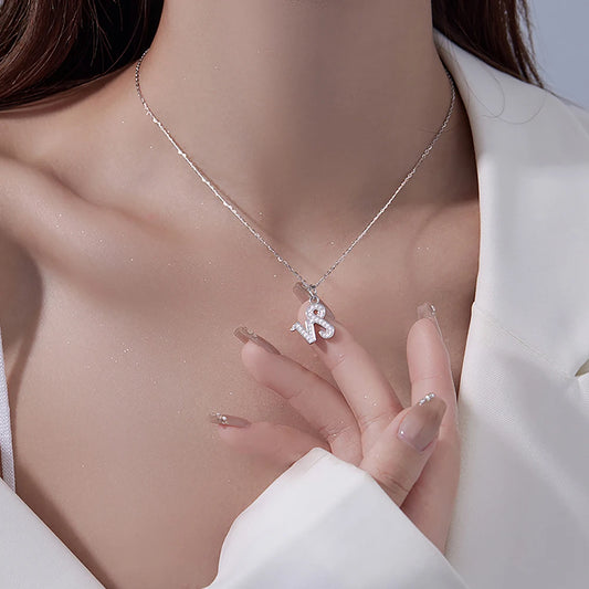 Zodiac | A Sterling Silver Moissanite Necklace