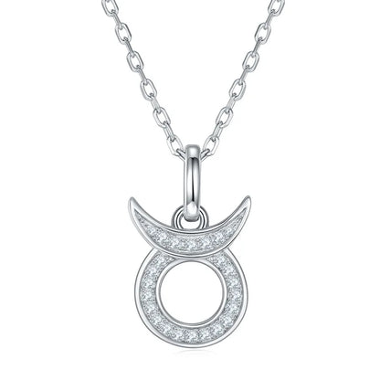 Zodiac | A Sterling Silver Moissanite Necklace