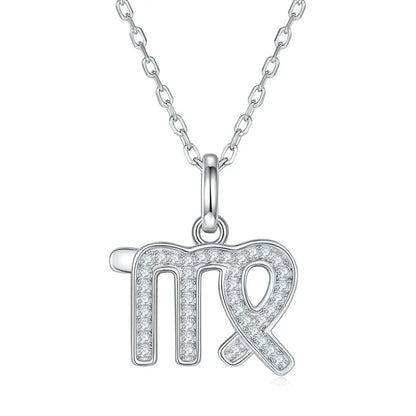 Zodiac | A Sterling Silver Moissanite Necklace