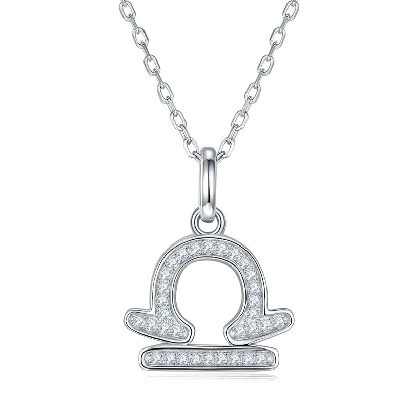 Zodiac | A Sterling Silver Moissanite Necklace