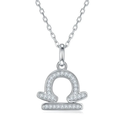 Zodiac | A Sterling Silver Moissanite Necklace