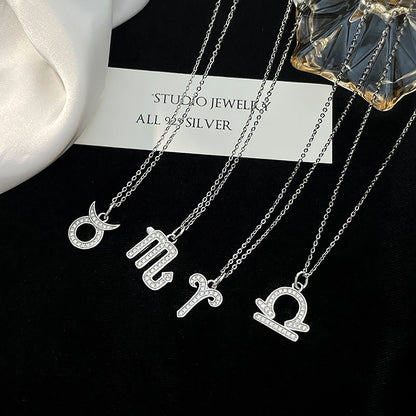 Zodiac | A Sterling Silver Moissanite Necklace
